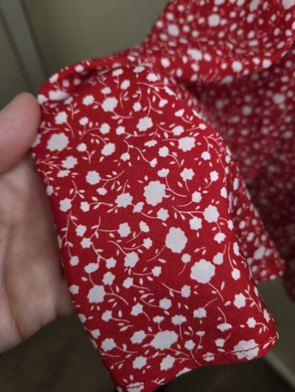 Women's Showpo Red Floral Mini Dress Sz 0